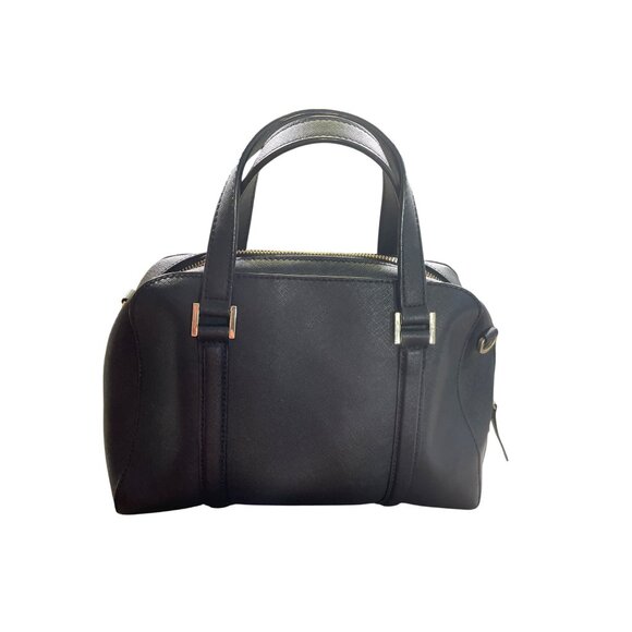 Kate Spade Womens Black Leather Satchel Handbag Medium Size SKU 8673 - Picture 10 of 16